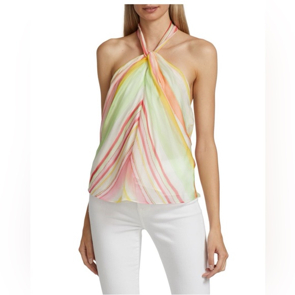 Ramy Brook Tops - Ramy Brook Fern Printed Halter Top- Sz Small